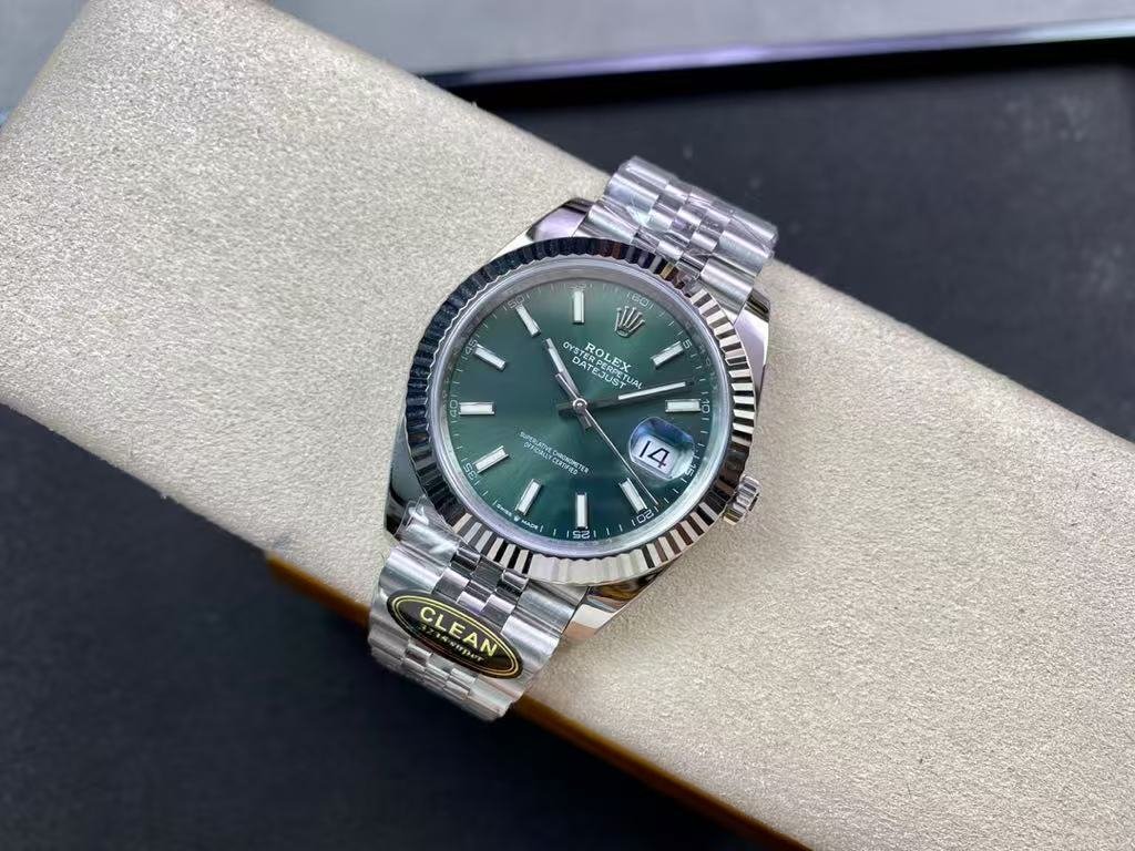 Datejust 41 Mint Green Dial Replica - Image 4