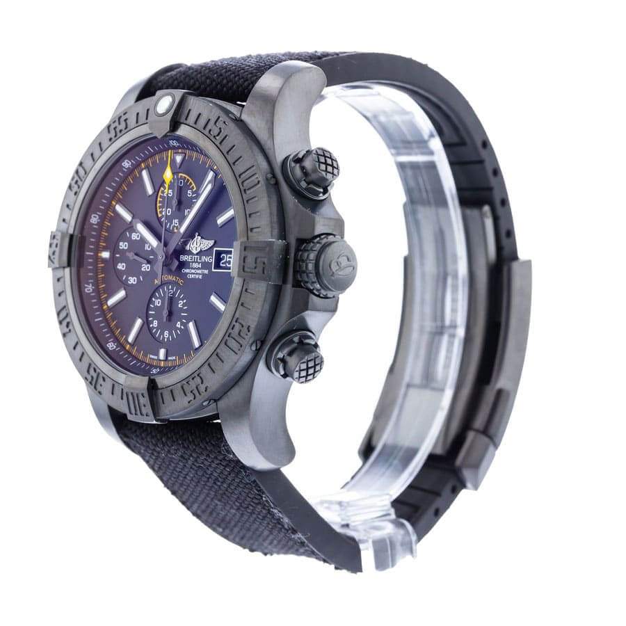 Breitling Super Avenger II Black Steel M133711A/BF30 Replica - Image 2