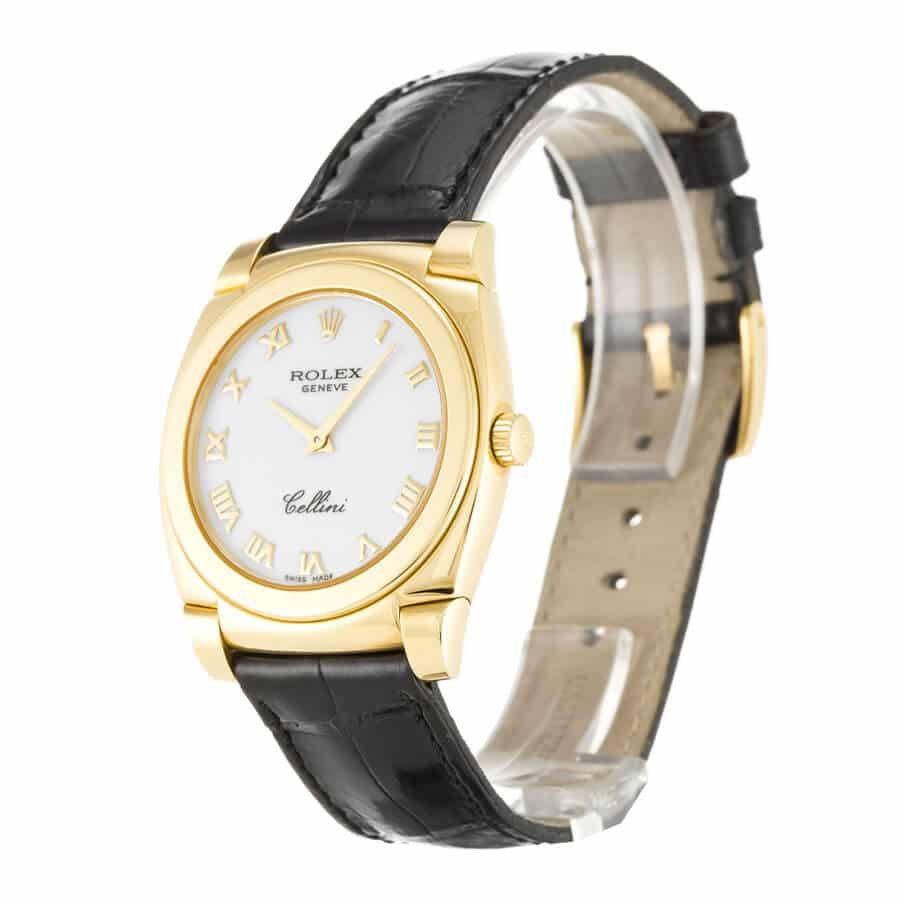 Rolex Cellini Geneve Yellow Gold White 5320/8 Replica - Image 2