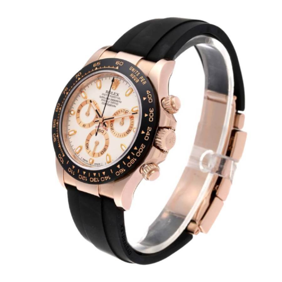 Rolex Cosmograph Daytona Rose Gold Oysterflex 116515 Replica - Image 2