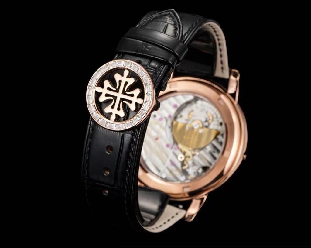 Patek Philippe--Moissanite Starry Rose Gold R6104-001 Replica Watch - Image 8