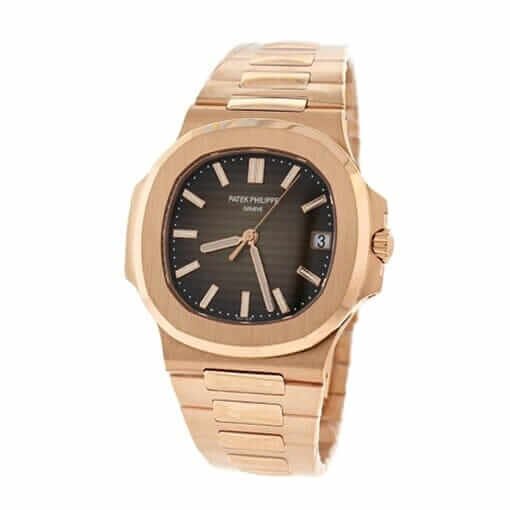 Patek Philippe Nautilus Rose Black Dial Replica - Image 2