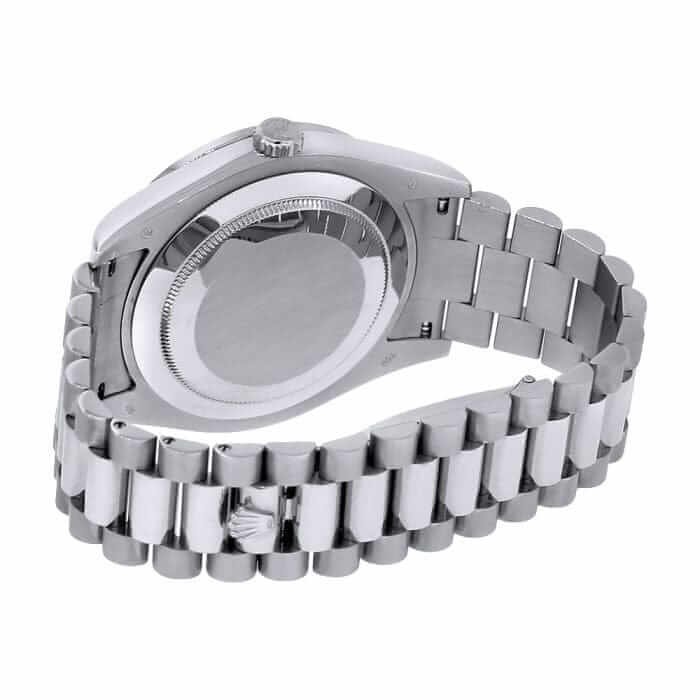 Rolex Day-Date White Diamond Replica - Image 4