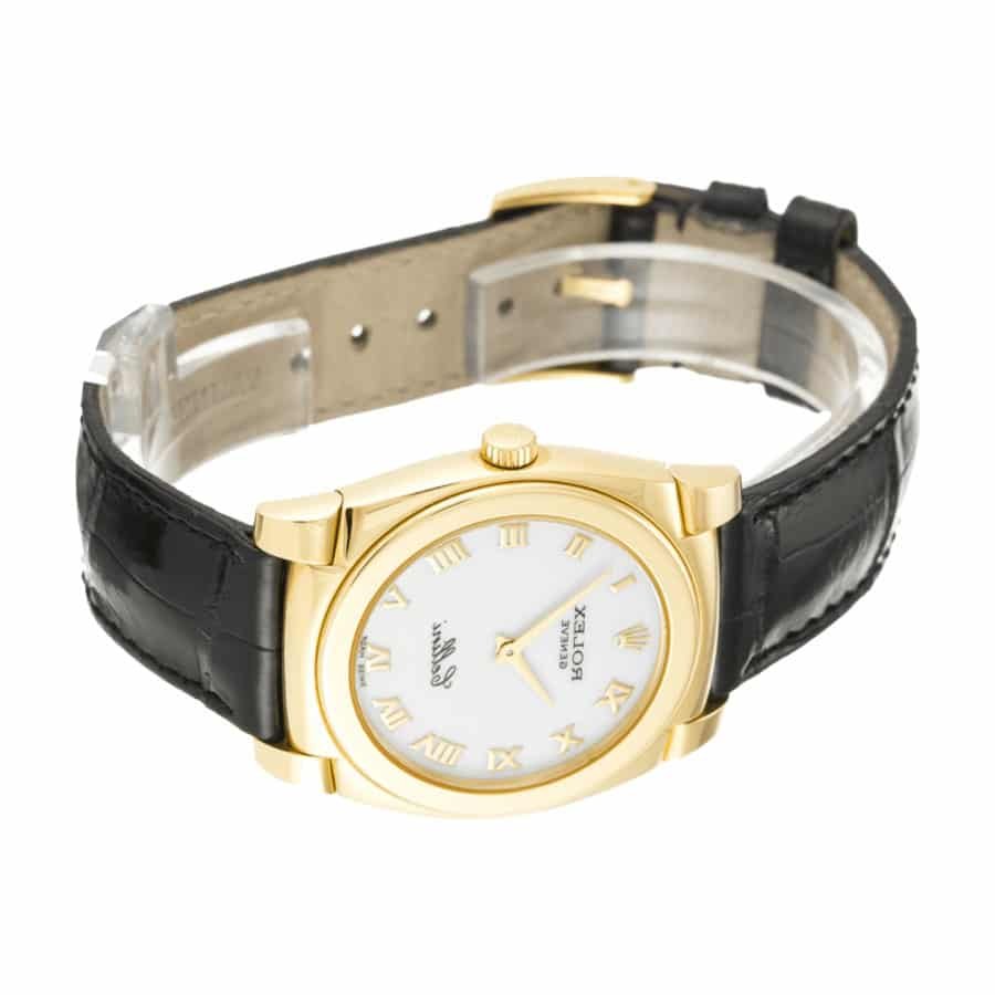 Rolex Cellini Geneve Yellow Gold White 5320/8 Replica - Image 4