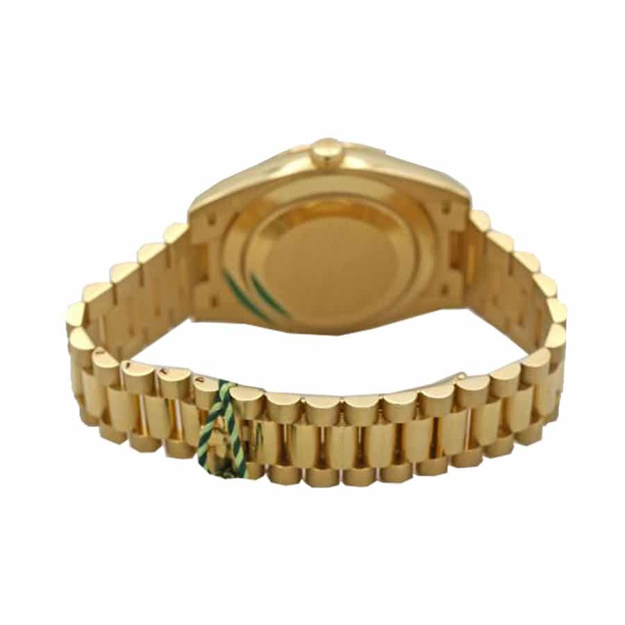 Rolex Day-Date 228348RBR KW Yellow Gold & Diamonds Champagne Dial Replica - Image 5