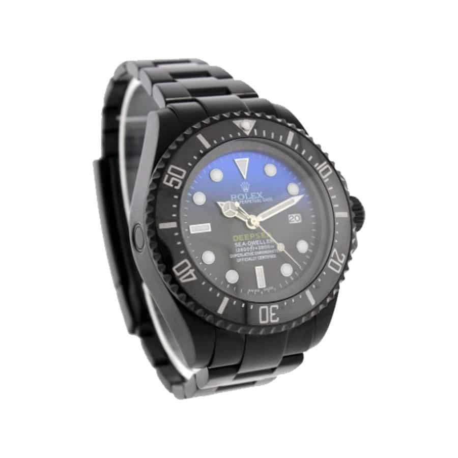 Rolex Deepsea Sea-Dweller Black PVD 116660 D-Blue Oyster Replica - Image 3