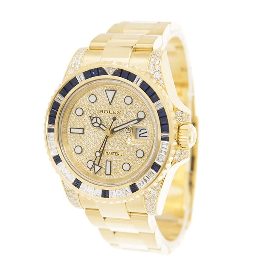 Rolex Gold Diamond Watch Replica - Image 2