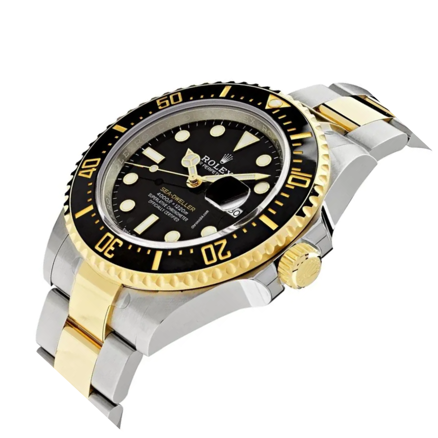 Rolex Sea-Dweller In Two-Tone ‘Rolesor’ Steel And Yellow Gold Replica - Image 3